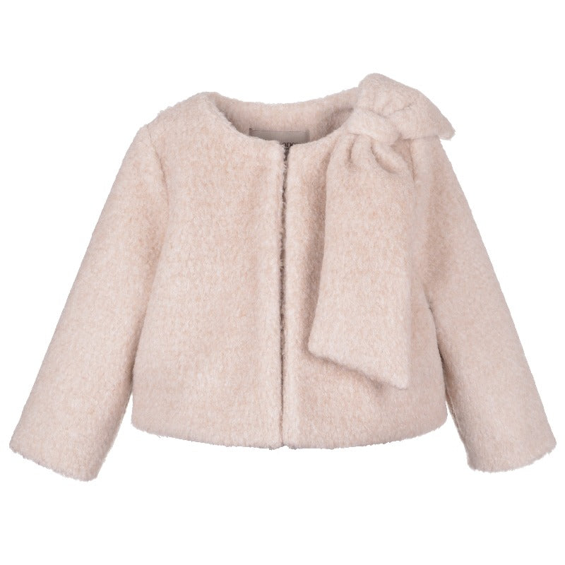 hucklebones teddy bear jacket biscuit