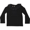 wauw capow by bang bang copenhagen amina t-shirt black, ethical girls and kids clothing for fall winter 2020 at kodomo boston, free shipping 