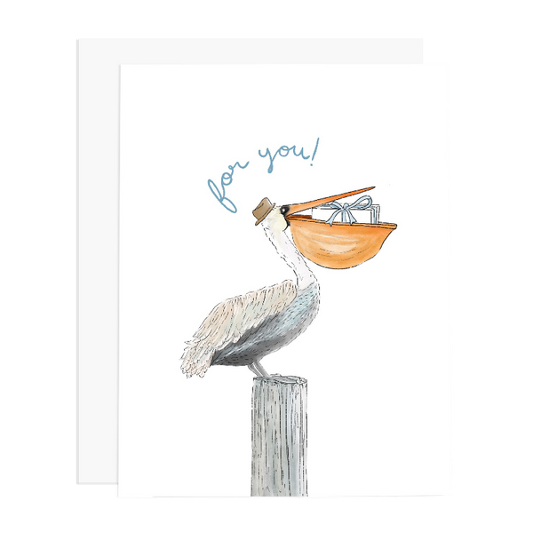 ramus & co for you pelican greeting card