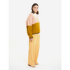 bobo choses womens color block v-neck jumper peach