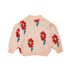 bobo choses flowers jacquard jumper