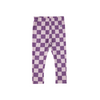 bobo choses checkerboard leggings purple