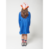 bobo choses frills dress blue