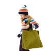 bonton knit pom pom striped beanie
