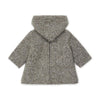 bonton baby fleece hooded jumper dune