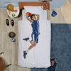 snurk basketball duvet cover set, kid's bedding