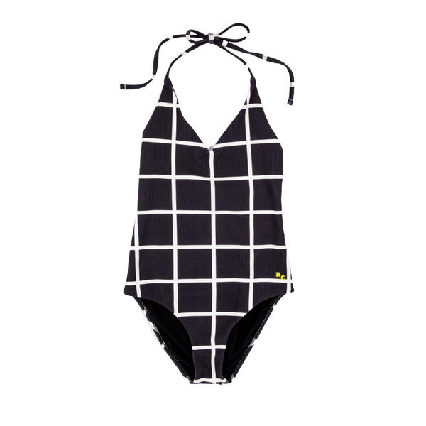 bobo choses women check print swimsuit