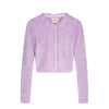 les coyotes de paris kasia teddy cardigan lilac