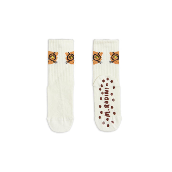 mini rodini cats anti slip socks