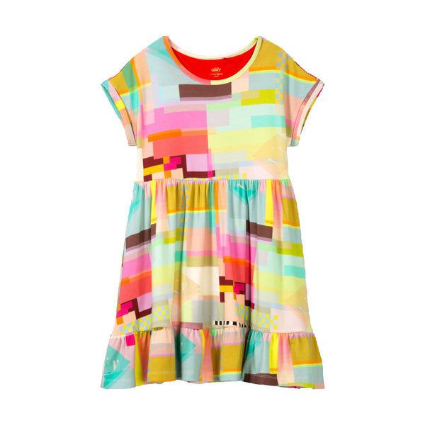 oilily dita dress color collage