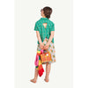 the animals observatory kangaroo kids shirt green logo
