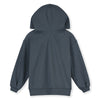 gray label hoodie blue grey back