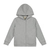 gray label hooded cardigan grey melange