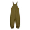 gray label dungaree suit olive green