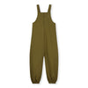 gray label dungaree suit olive green