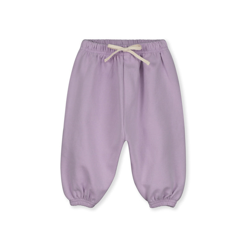 gray label baby track pants purple haze