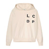 les coyotes de paris len oversized hooded sweatshirt cream