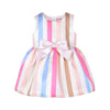 hucklebones bodice baby dress & bloomers multi stripe