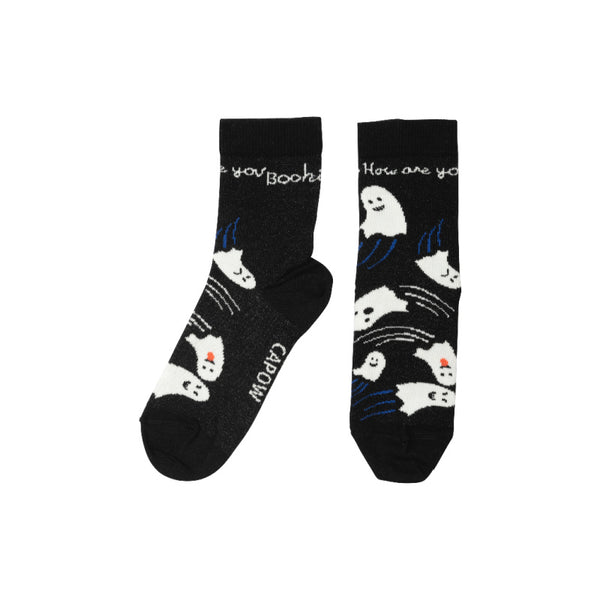 wauw capow ghost socks black