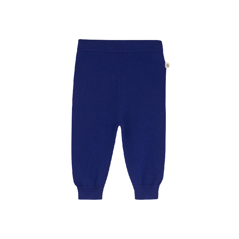 the bonnie mob oban knit baby trouser blue