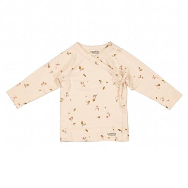 marmar copenhagen tut wrap long sleeve baby top little floral