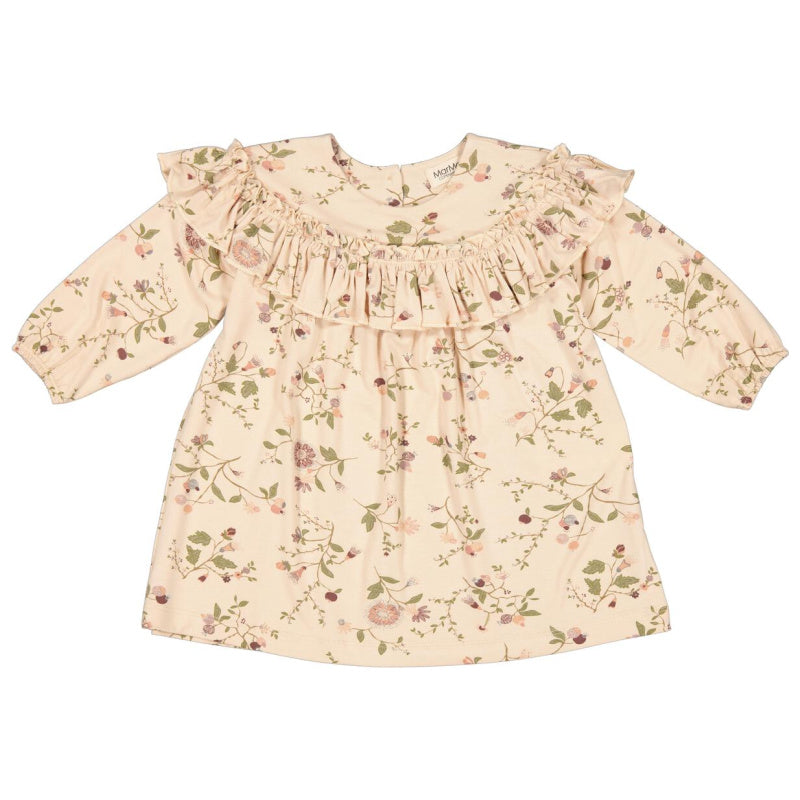 marmar copenhagen druss baby dress marron botanic