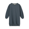 gray label dropped shoulder dress blue grey