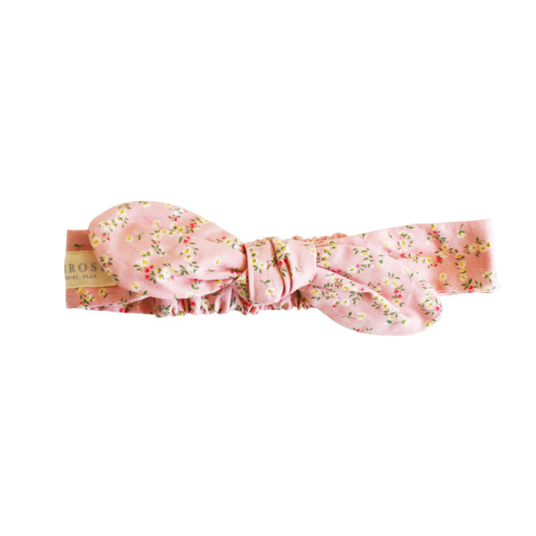 alimrose adjustable bow headband posy heart