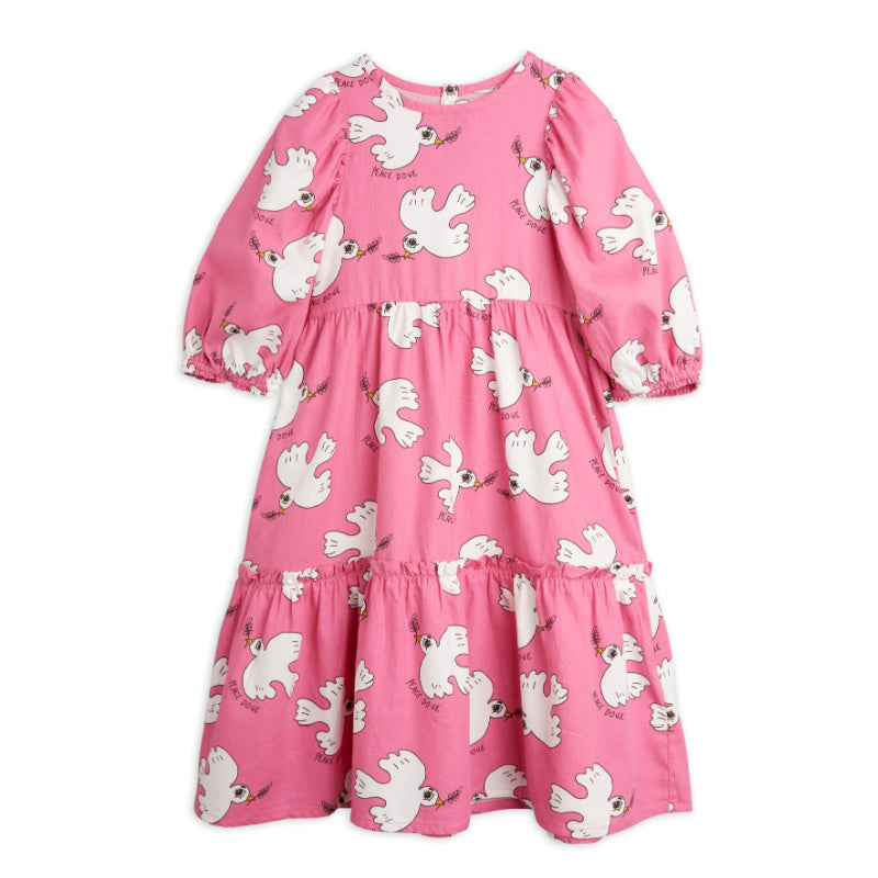 mini rodini dress Poplin Smock Dress Brown