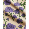 mini rodini roses aop baby leggings purple print detail