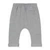 gray label baby pants grey melange back