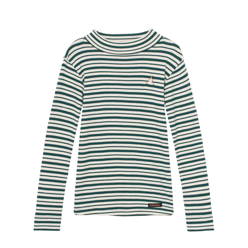 a monday in copenhagen ami t-shirt ponderosa pine stripe