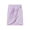the animals observatory cat logo skirt lilac