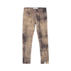 finger in the nose loud tie dye leggings black