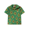 the animals observatory kangaroo kids shirt green flowers