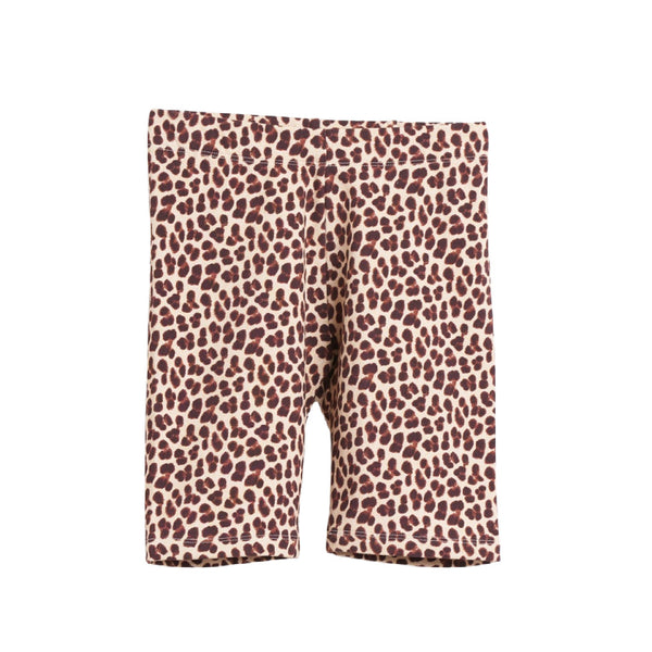 bellerose munt knitted biker shorts leopard