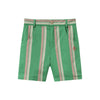 the animals observatory pig kids shorts green stripes