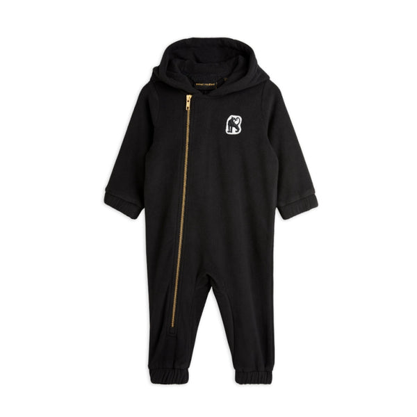 microfleece onesie black