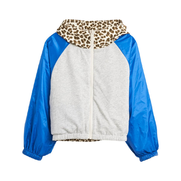 bellerose reversible harrod rain jacket leopard