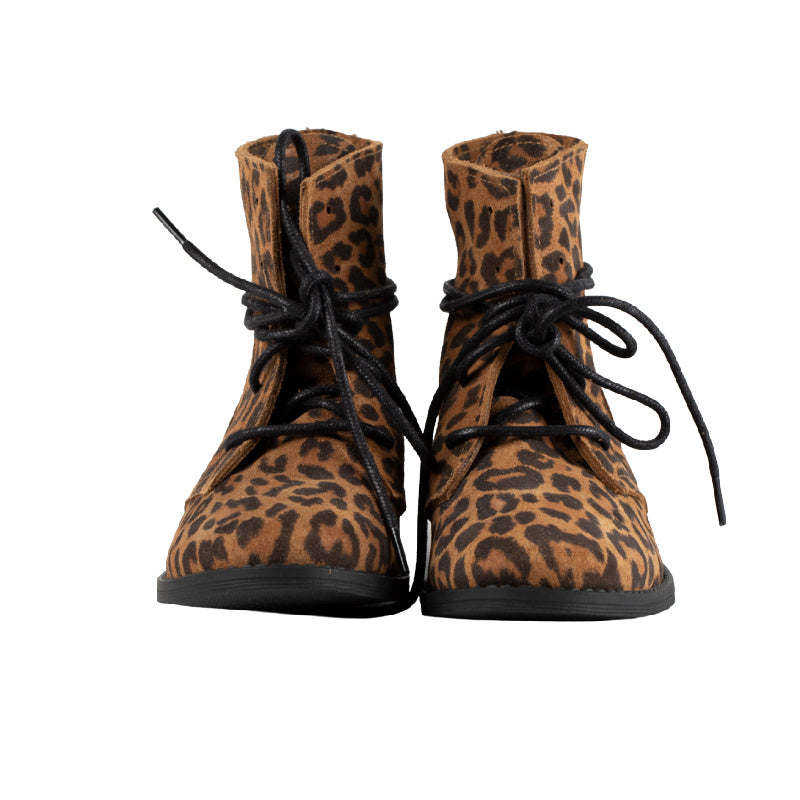lmdi collection leopard print boots