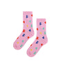 bobo choses b.c allover long socks pink
