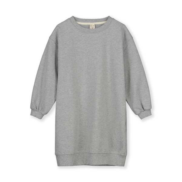 gray label dropped shoulder dress grey melange