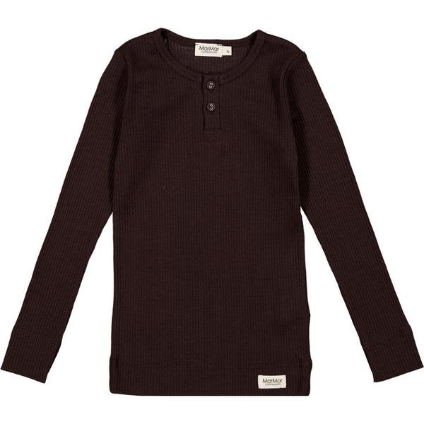 marmar copenhagen long sleeve tee chocolate