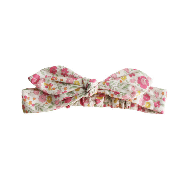 alimrose adjustable bow headband rose garden