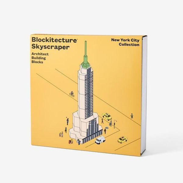 areaware blockitecture nyc skyscraper, ethical building blocks