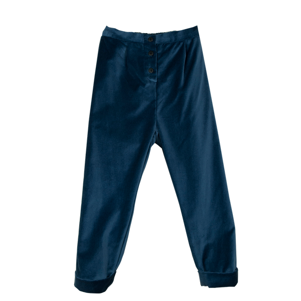 popelin blue trousers - kodomo boston