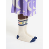 bobo choses boucle long socks beige