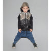nununu nylon vest silver/black - kodomo tops - children's clothing in boston, nununu - bobo choses, atsuyo et akiko, belle enfant, mamma couture, moi, my little cozmo, nico nico