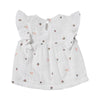 bonheur du jour celeste blouse white