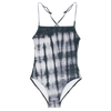 finger in the nose coco swimsuit black tie dye